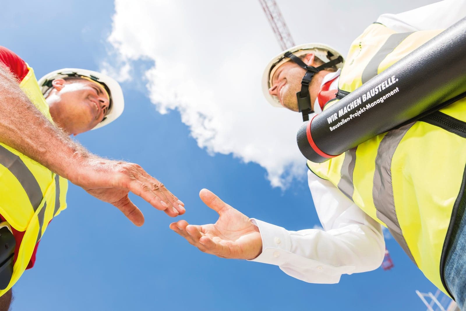 Würth sales representative with a customer